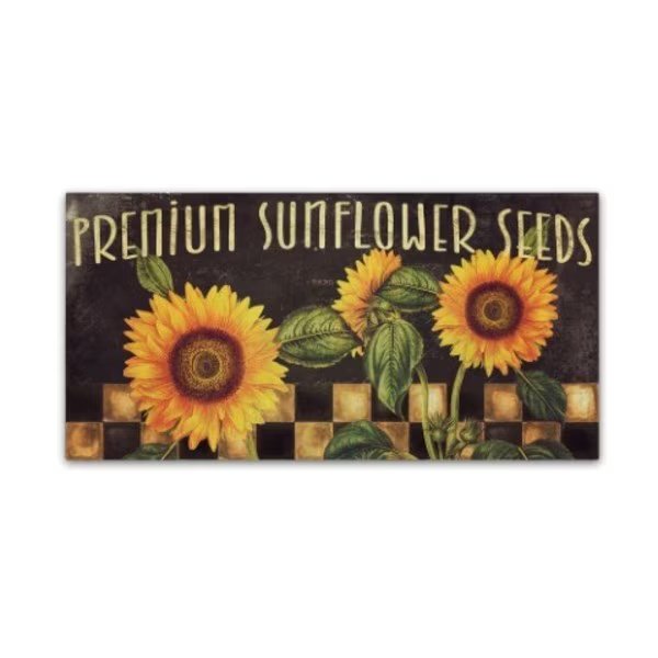 Color Bakery 'Sunflowers' Canvas Art, 10x19, Trademark Fine Art, Mfr#: ALI4653-C1019GG